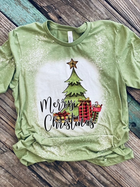 Merry Christmas With Tree T-Shirt