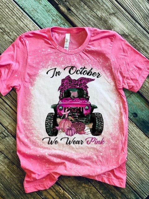 In October We Wear Pink Jeep