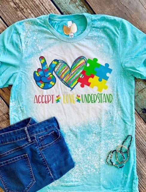 Peace Love Understand - Autism Awareness