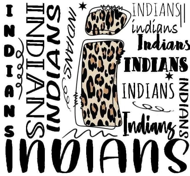 Indians Typography