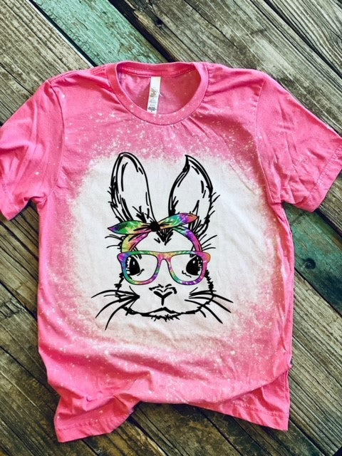 Bunny with tie dye headband