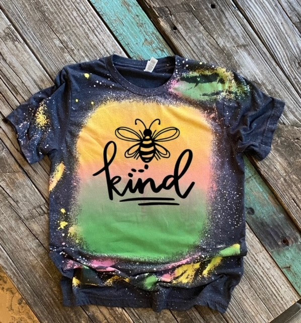 Bee kind painted
