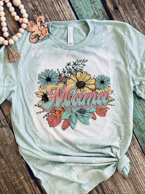 Mama with Flowers T-Shirt