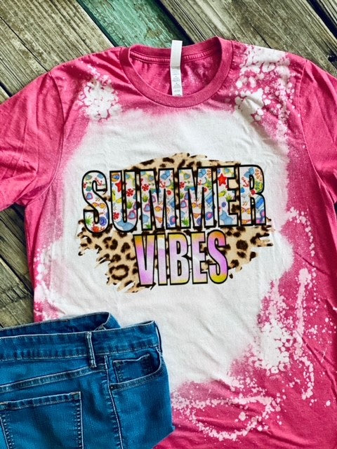 Summer Vibes leopard background