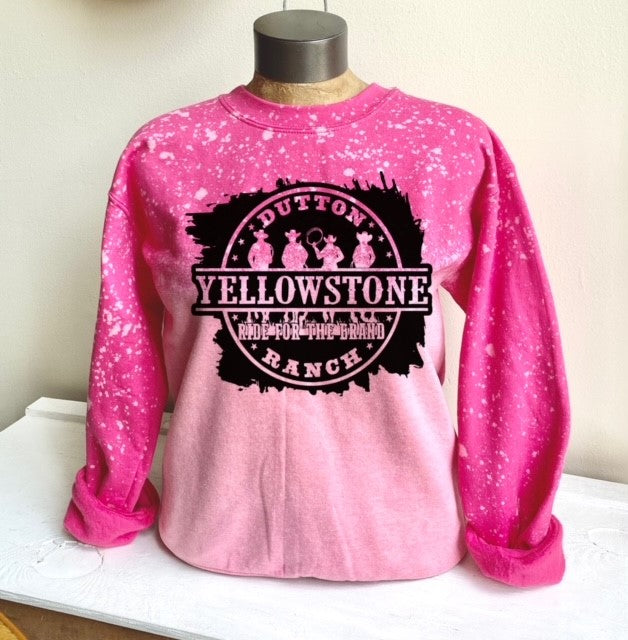 Yellowstone Pink Sweatshirt